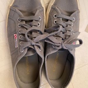 Superga grey sneakers size 8